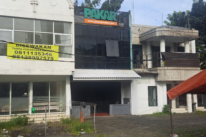 Kondisi terkini Kantor Media Harian PAKAR pasca dibakar orang tidak dikenal.