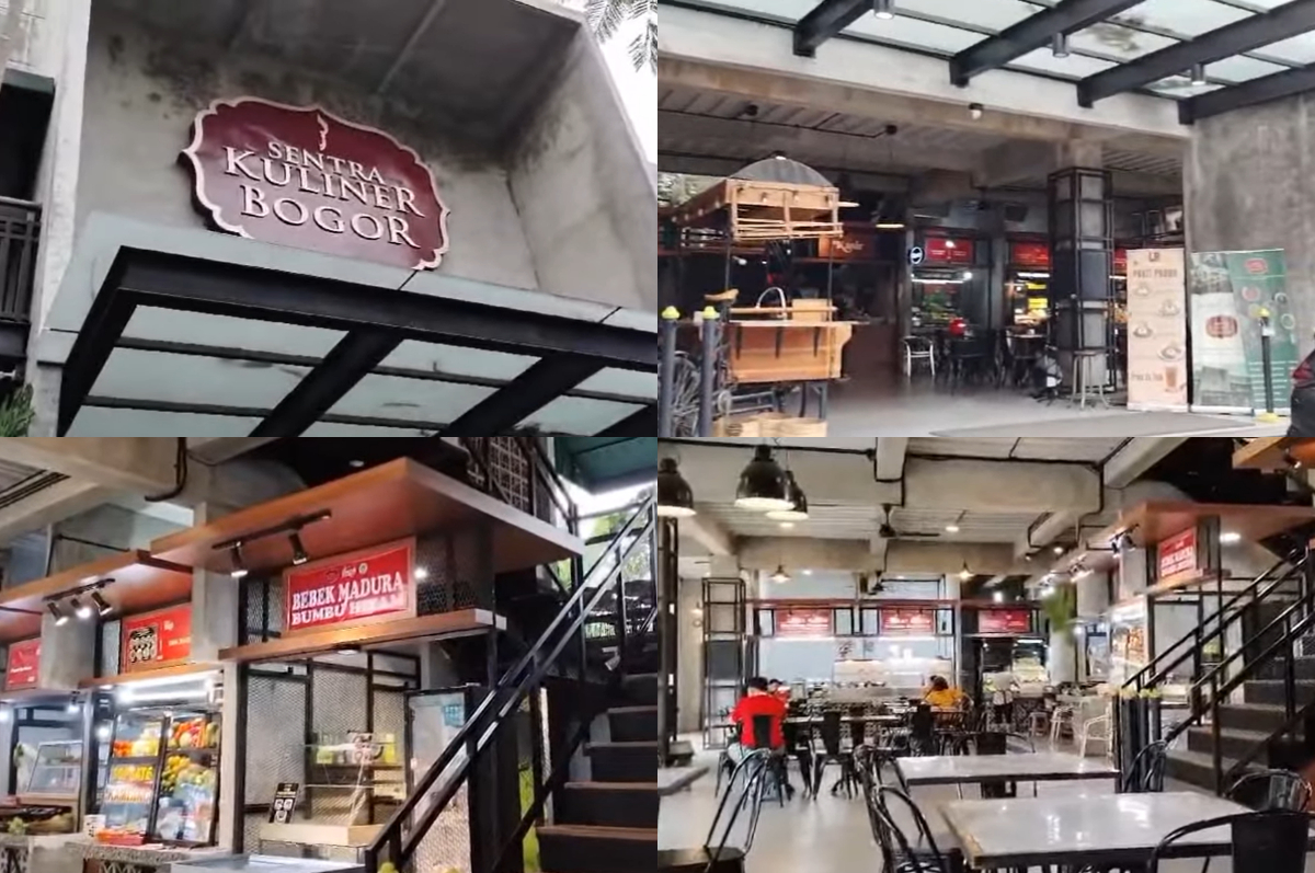 Ilustrasi Suasana di Sentra Kuliner Bogor.
