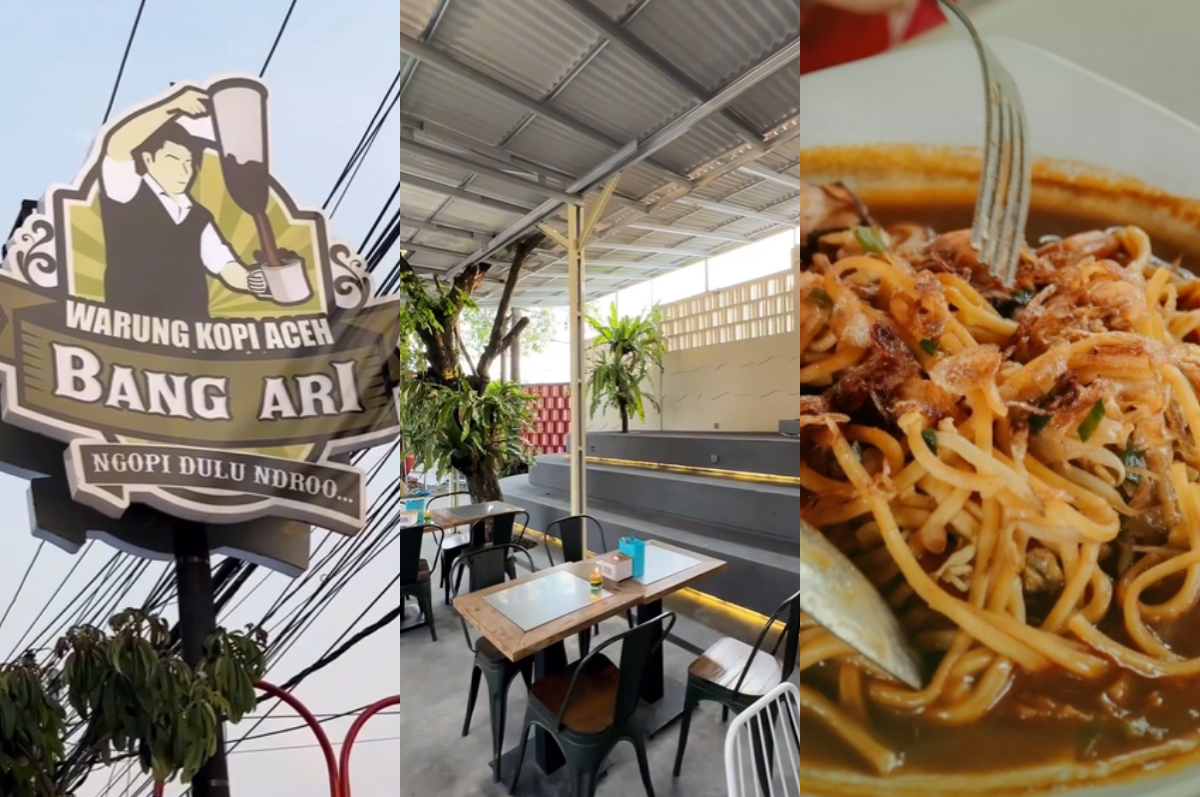 Kulineran asik di Warung Kopi Aceh Bang Ari Bogor.