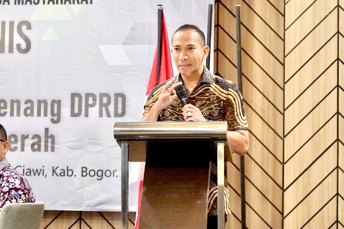 Wakil Ketua I DPRD Kota Bogor, Rusli Prihatevy menyoroti kasus perdagangan orang di Kota Bogor