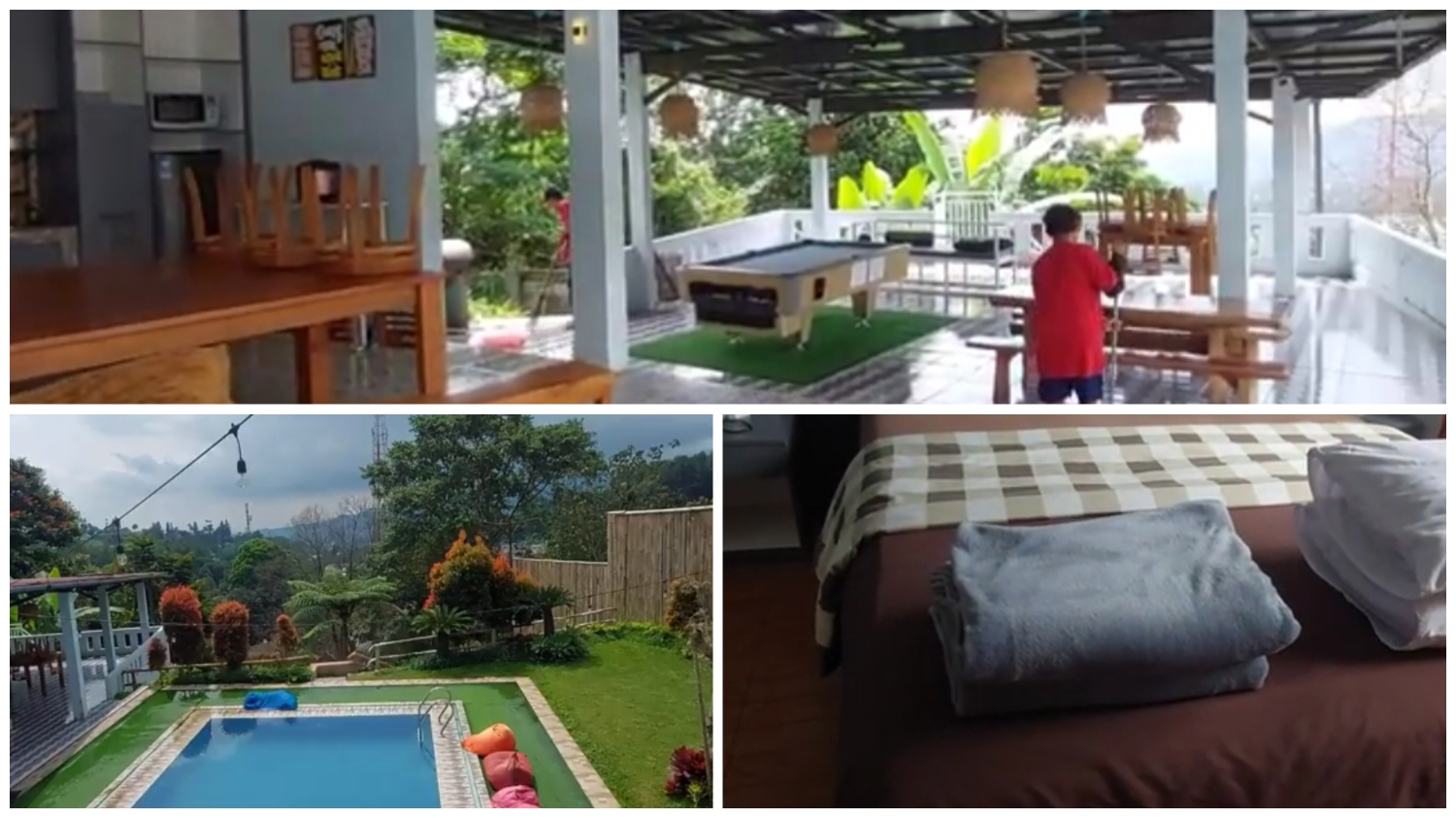 Penginapan super lengkap di Bogor di Villa Meilody Jack Space.