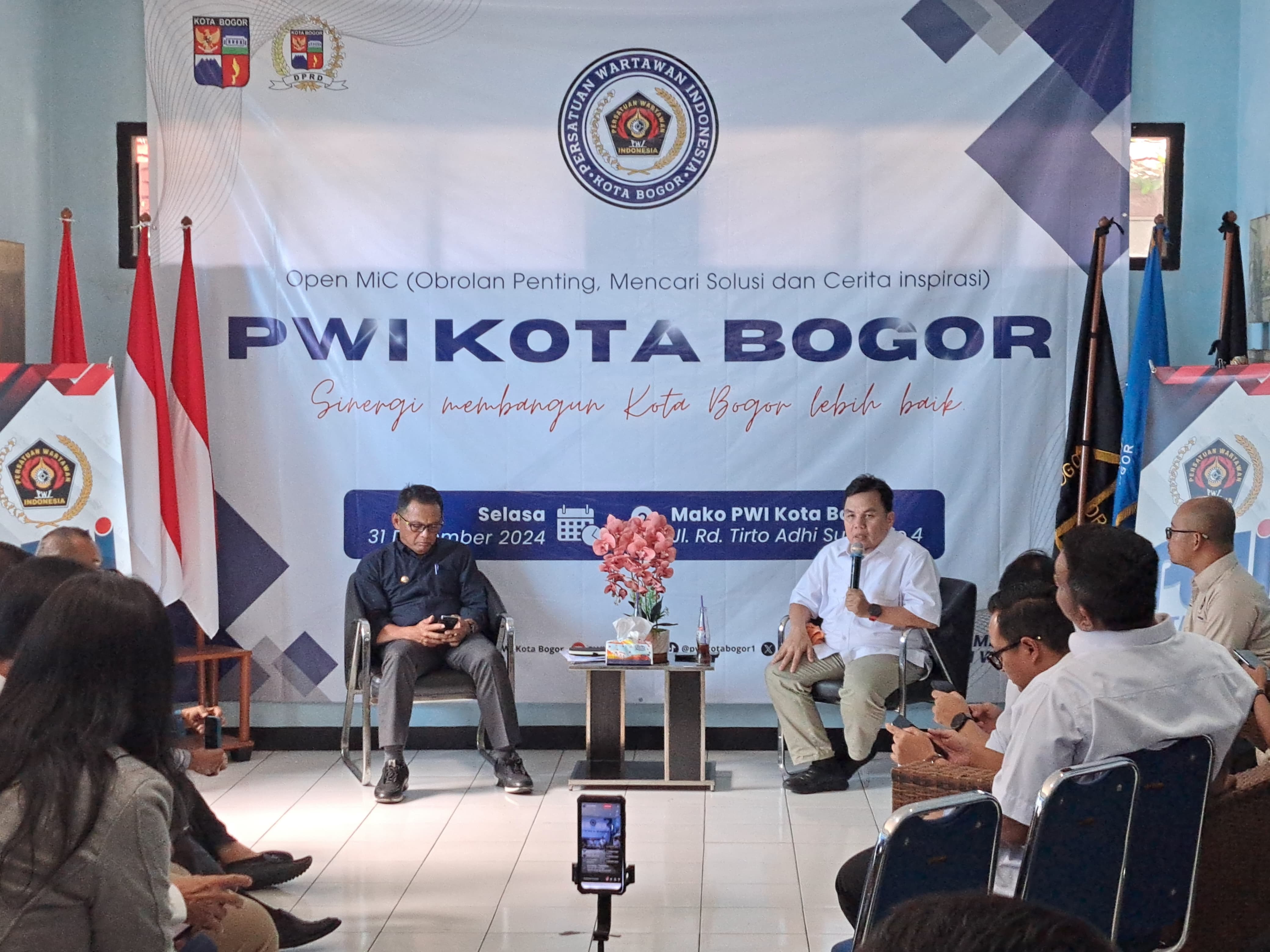 Open Mic kedua PWI Kota Bogor.