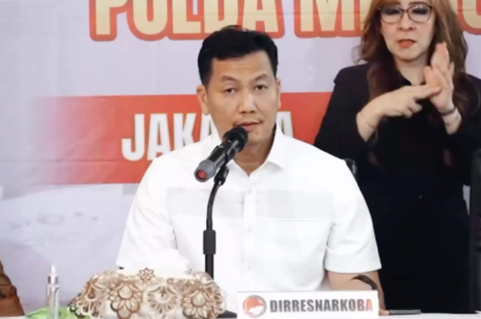 Kombes Pol Donald P Simanjuntak saat menjabat sebagai Direktur Reserse Narkoba Polda Metro Jaya.