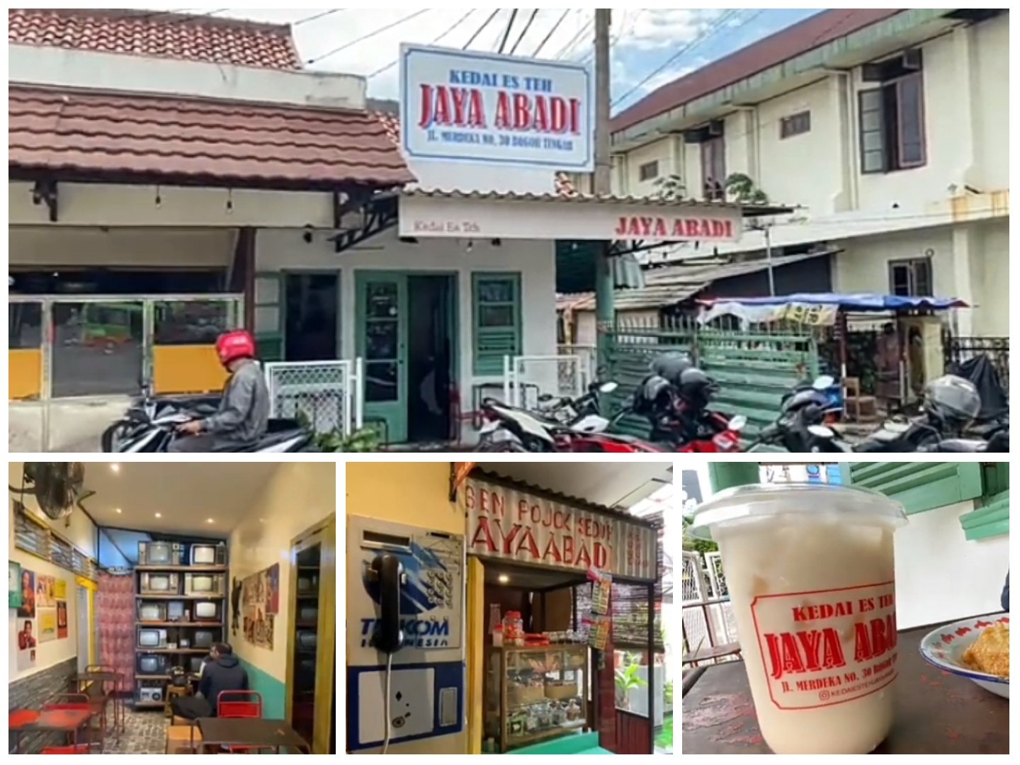 Tempat nongkrong asik Kedai Es Teh Jaya Abadi gak jauh dari Stasiun Bogor.