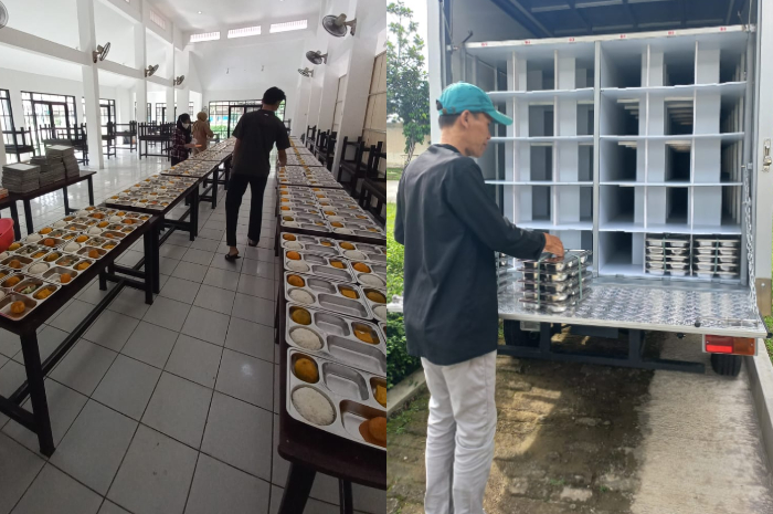 Kegiatan SPPG Yayasan Bosowa Bina Insani memasok sejumlah sekolah untuk program makan bergizi gratis di Kota Bogor.