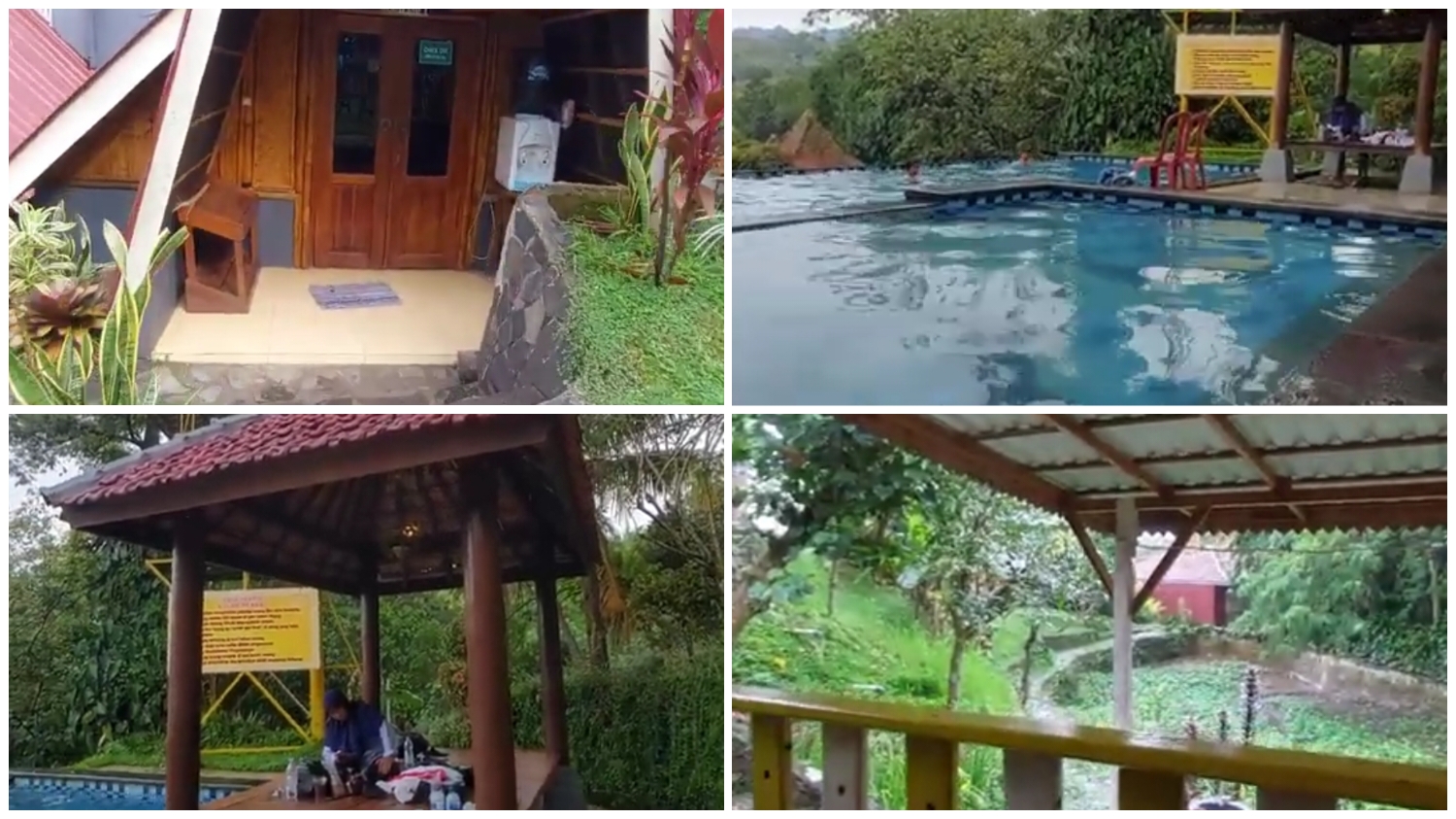 Suasana Villa Roso Mulyo Camp Sentul Bogor.