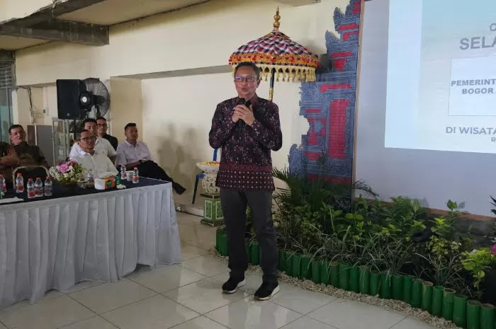 Kepala DPMD Kabupaten Bogor Renaldi Yushab. Pemkab Bogor mengadakan program 1,5 miliar satu desa.