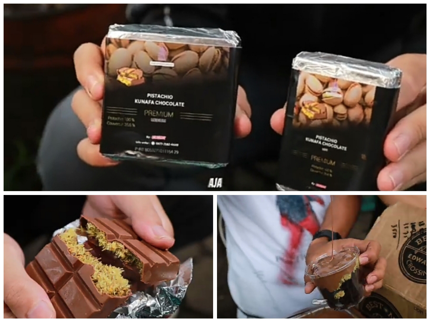 Coklat Dubai dan brownies pistachio kunafa murah tapi gak murahan.