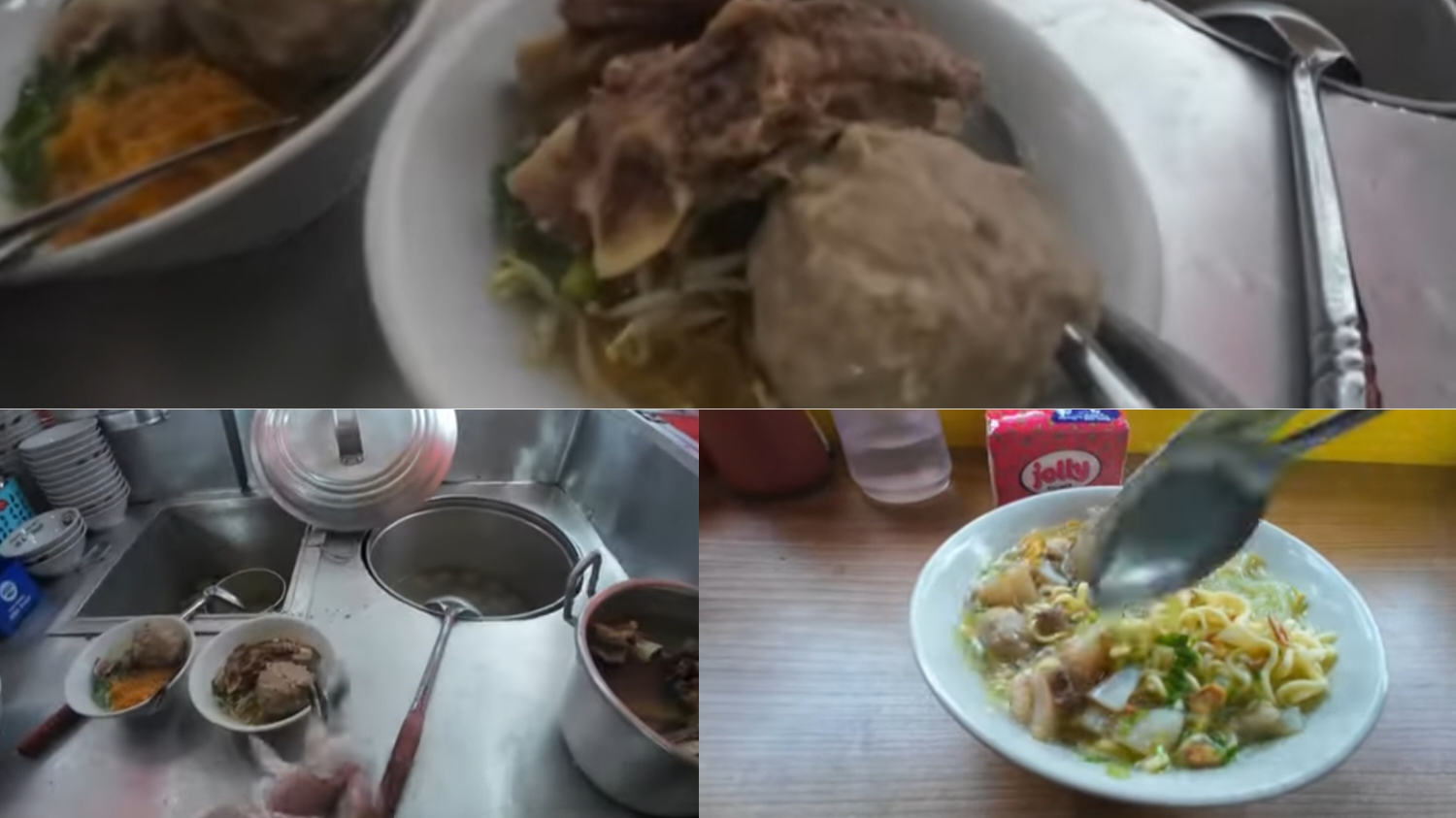 Ilustrasi Bakso BMP di kawasan Puncak.