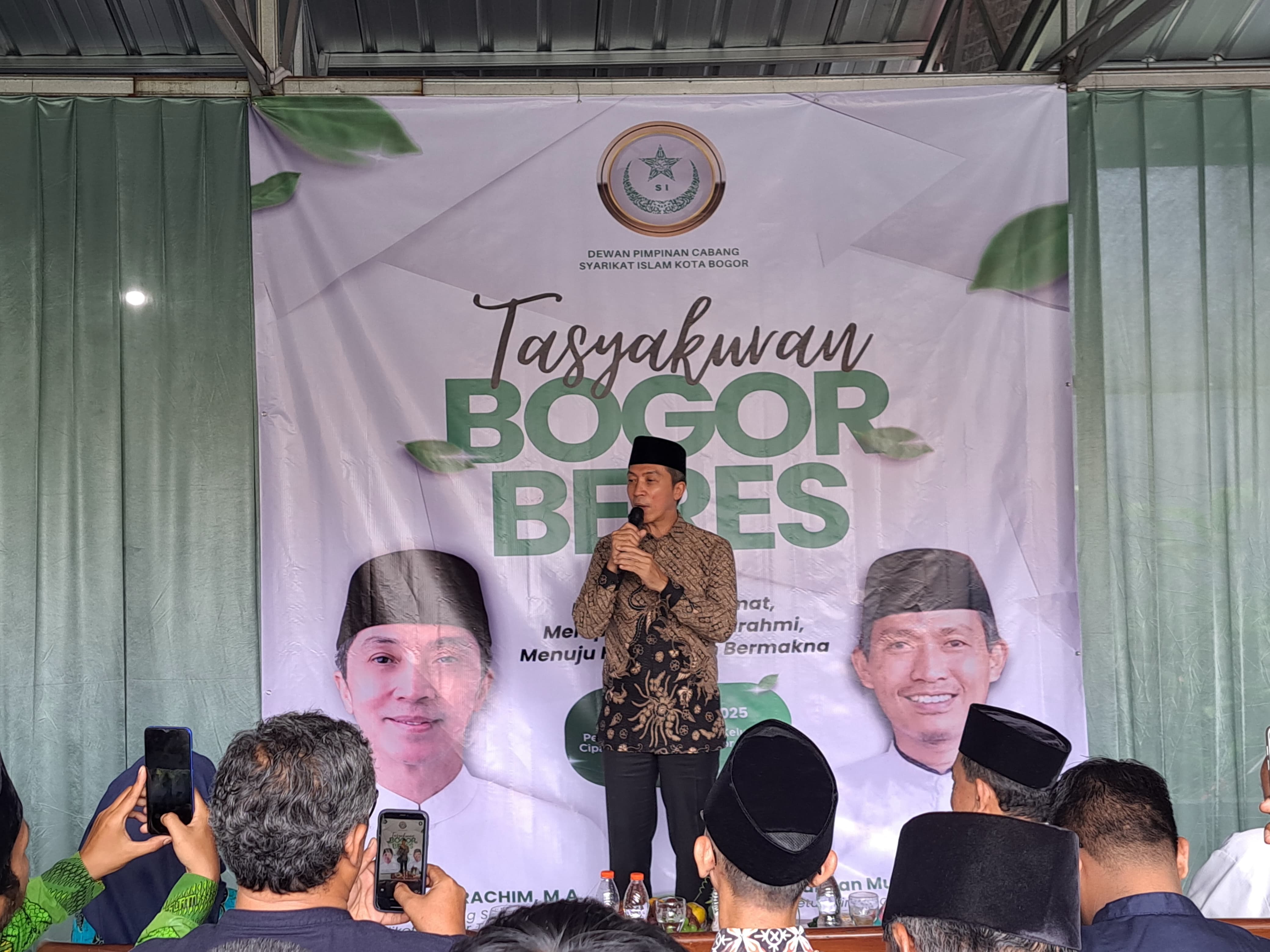 Dedie Rachim tasyakuran Bogor Beres oleh DPC SI Kota Bogor.