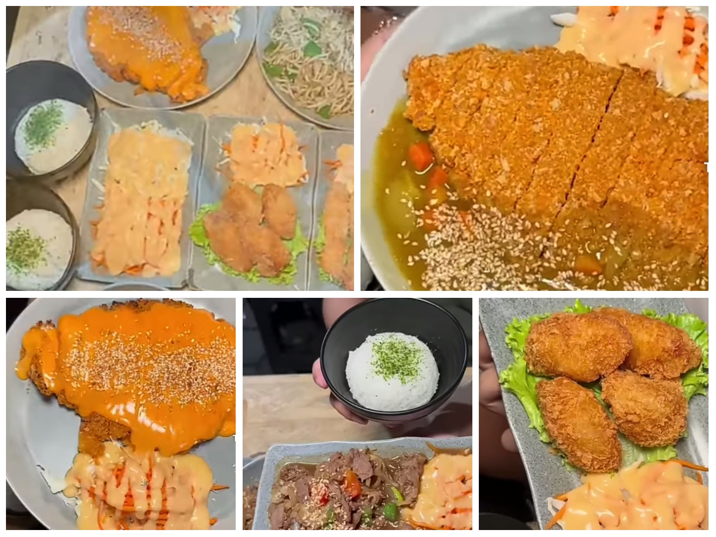 Deretan menu murmer dan lezat di warung tenda Izukaya Japanese Cuisine.