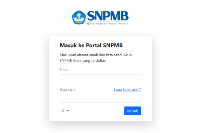 Ilustrasi pengisian PDSS untuk SNBP di Portal SNPMB