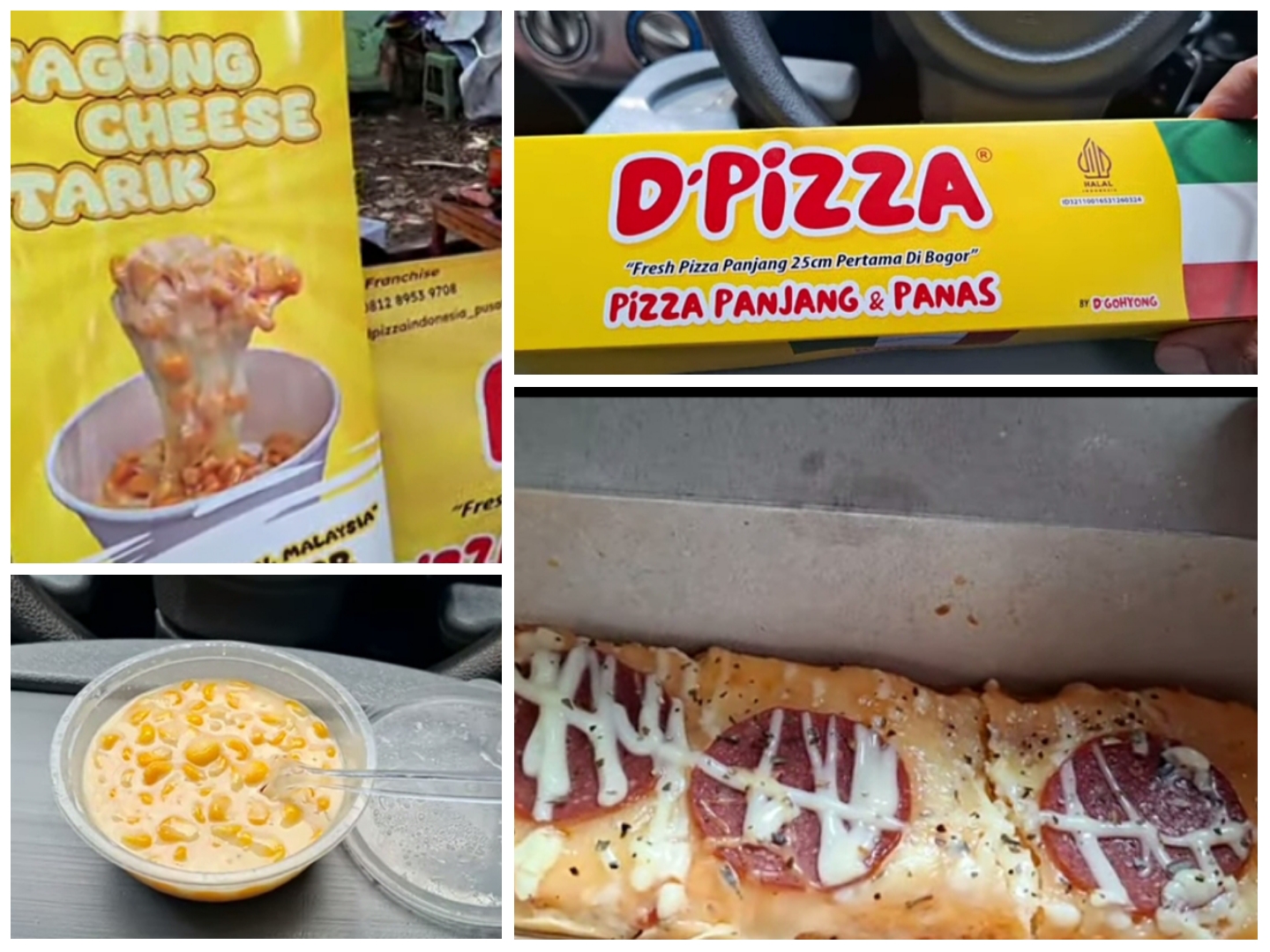 Lezatnya Pepperoni Pizza dan Jagung Cheese Tarik di D&rsquo;Pizza Bogor.
