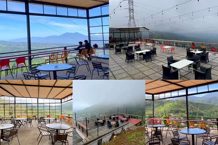 Pemandangan dari kedai kopi Teraz Puncak.