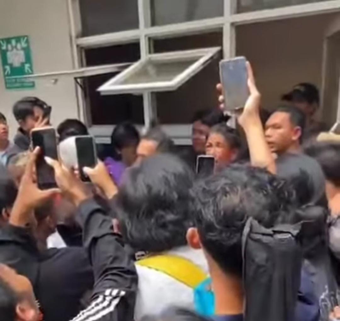 Kericuhan di Unpak Bogor akibat adanya pria paruh baya yang mencuri.
