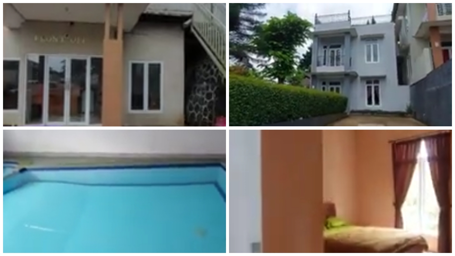Villa Malak tempat penginapan dengan view pegunungan di Bogor.