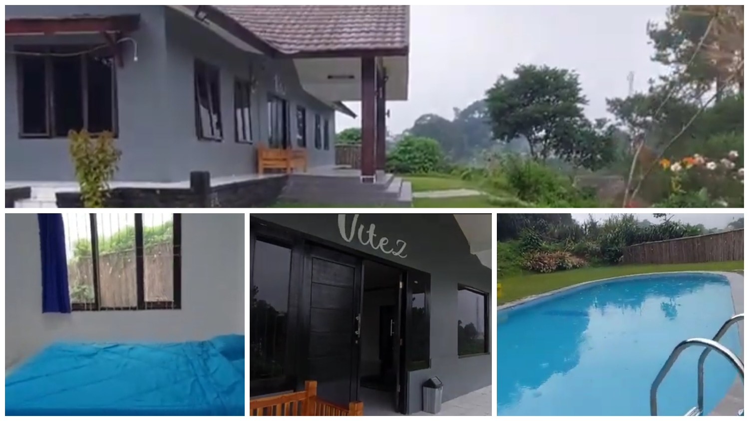 Villa Vitez estetik di Bogor, jadi pilihan menarik untuk staycation.