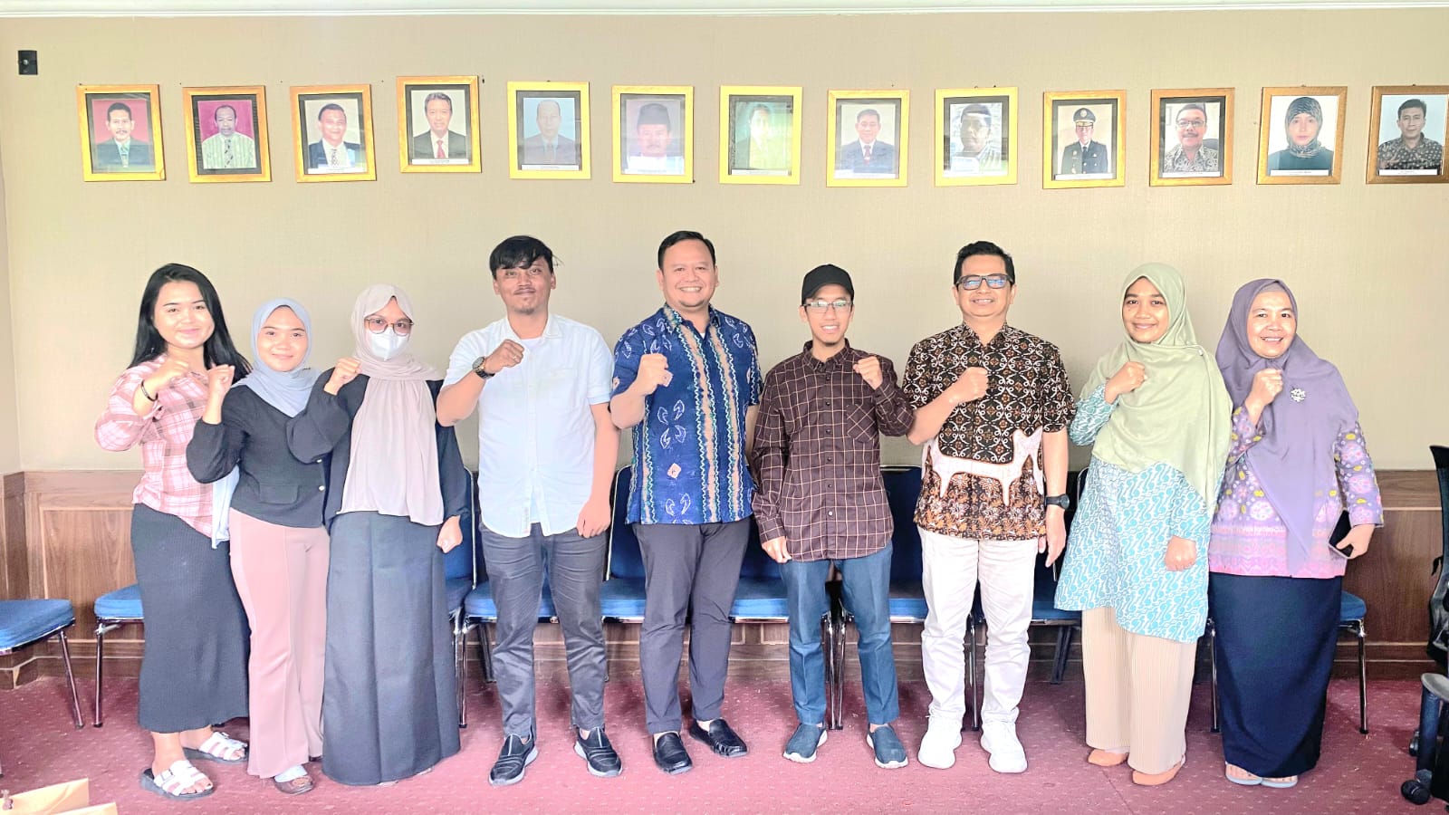 Pengurus KPP Bogor Raya saat audensi dengan Bapperida Kota Bogor.