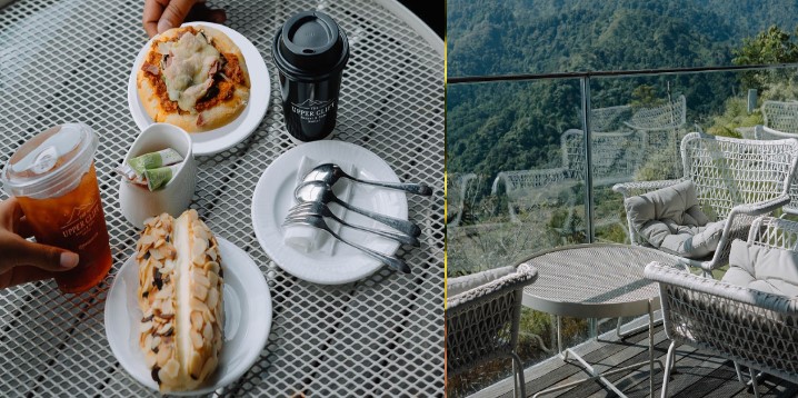 Ngopi dan makan kuliner enak di Upper Clift Bogor yang punya pemandangan 360 derahat 3 gunung