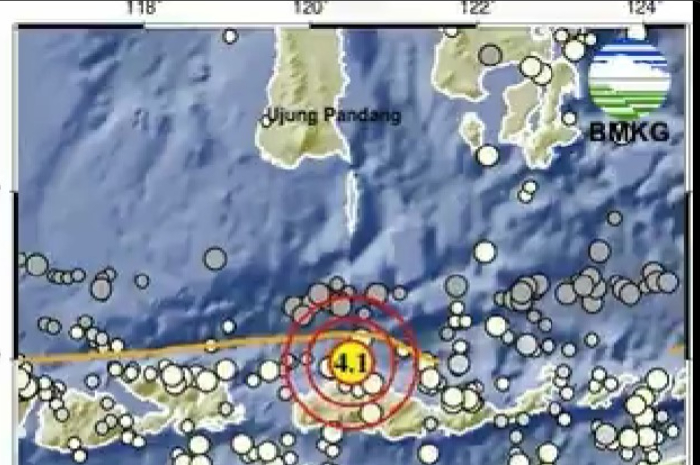 Gempa berkekuatan Magnitudo 4.1 mengguncang Manggarai NTT.