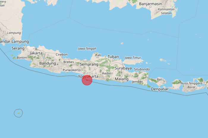 Gempa hari ini salah satunya terasa di Yogyakarta.