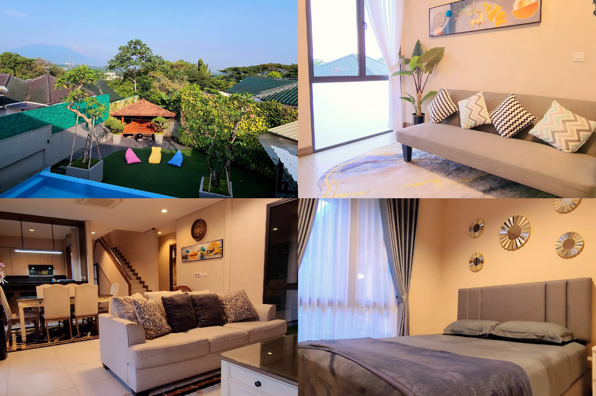 Staycation seru di Villa Rinjani Sentul Bogor.