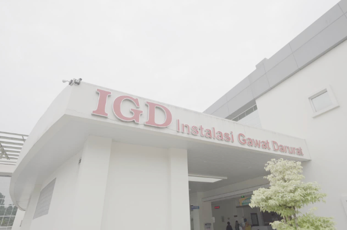 Salah satu bangunan di RSUD Kota Bogor.