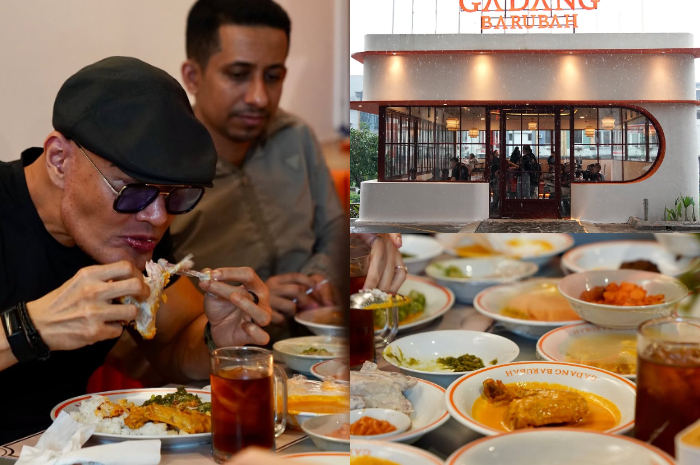 Deddy Corbuzier kini mengembangkan bisnis nasi padang bernama Gadang Barubah.