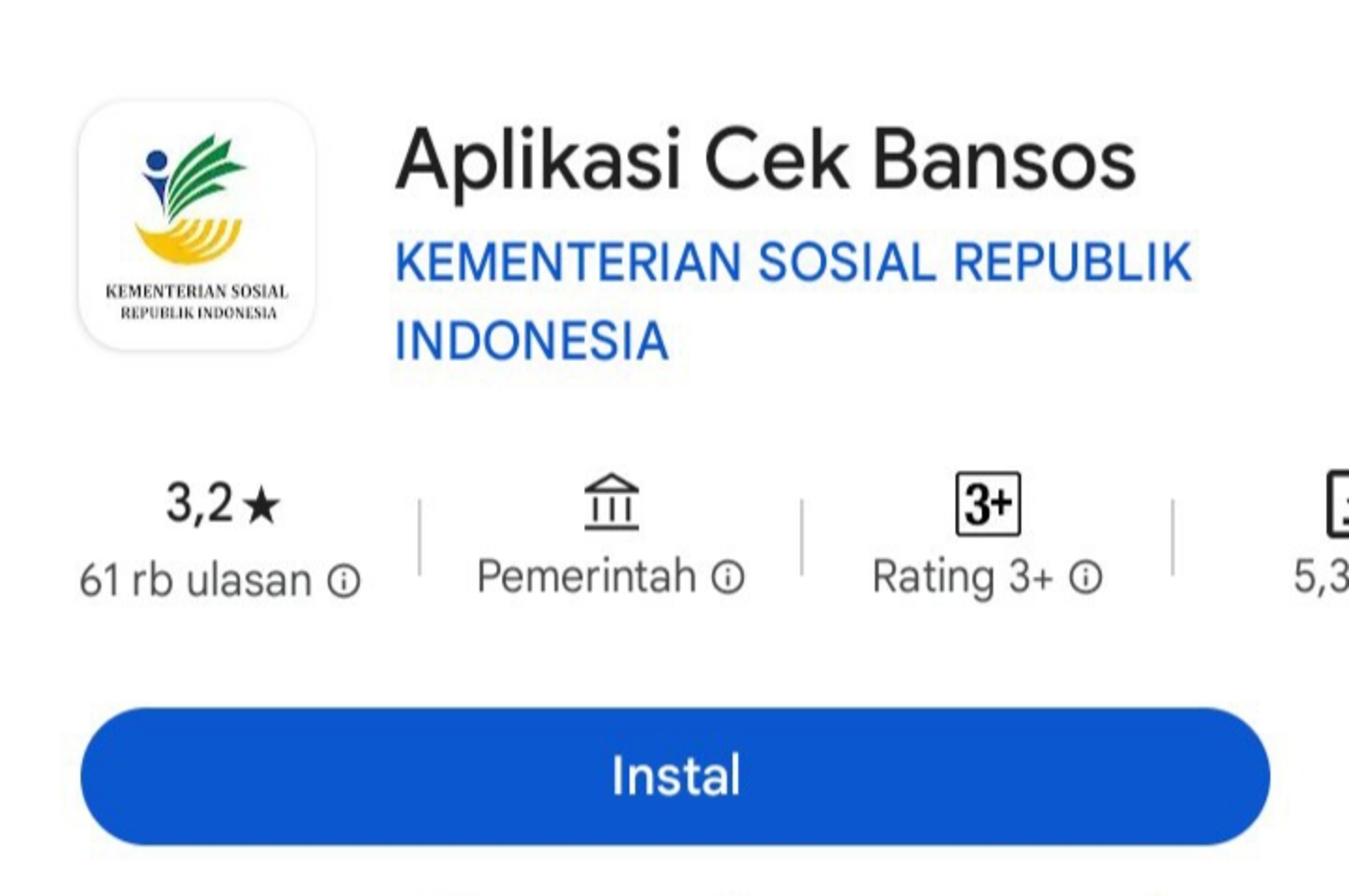 Aplikasi Cek Bansos.