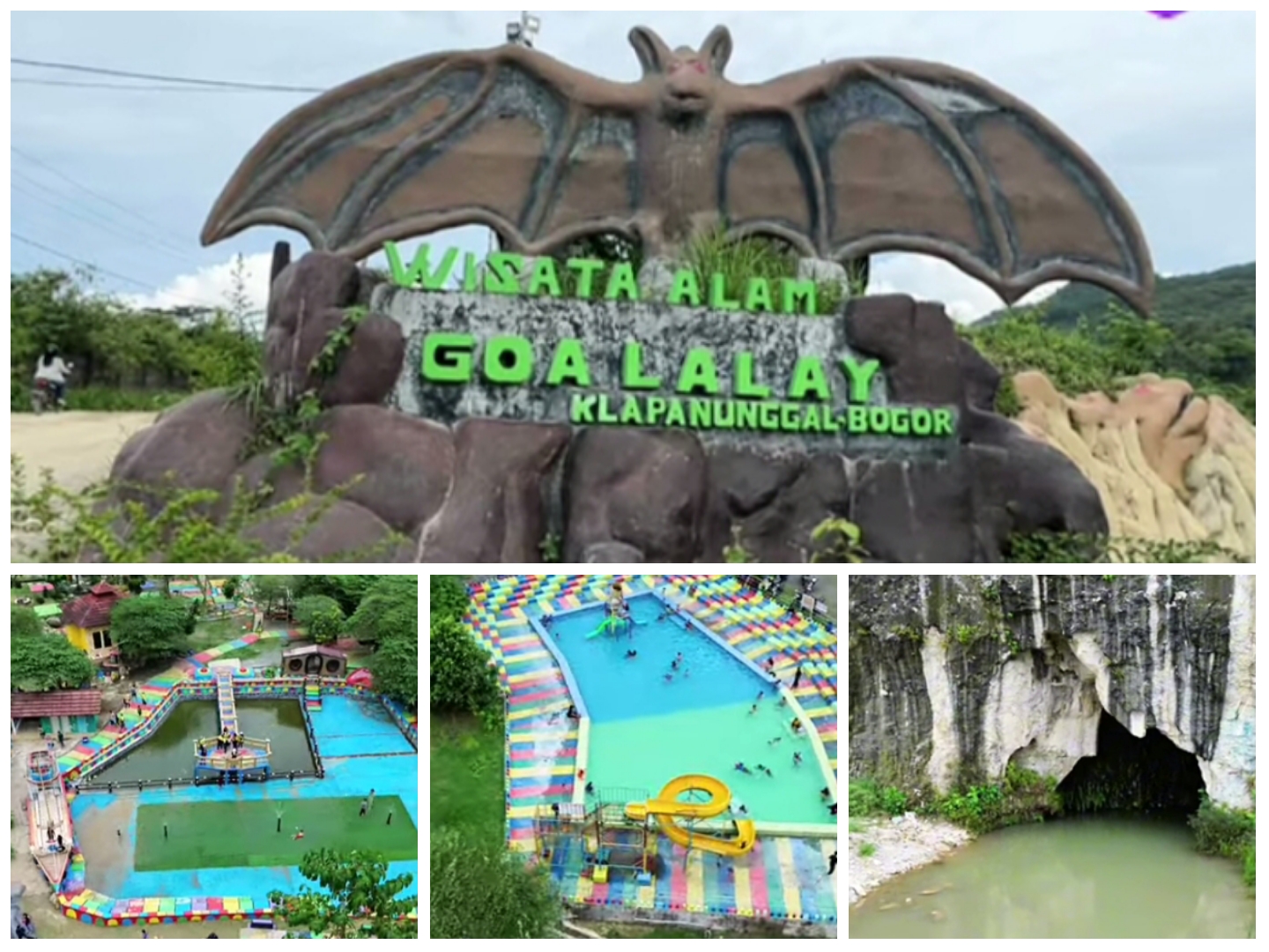 Goa Lalay Klapanunggal Bogor, bisa wisata alam dan staycation.