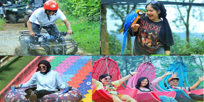 Beragam wahana di Agrowisata Gunung Mas Puncak Bogor