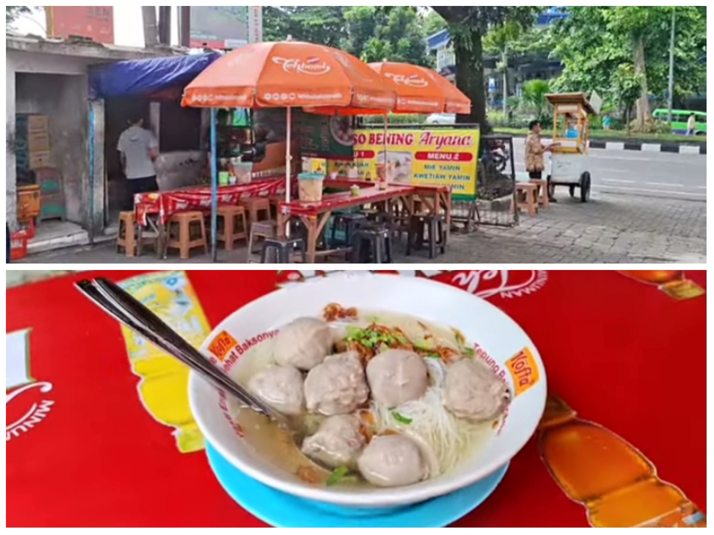Bakso Bening Aryana salah satu bakso yang banyak digemari di Bogor.