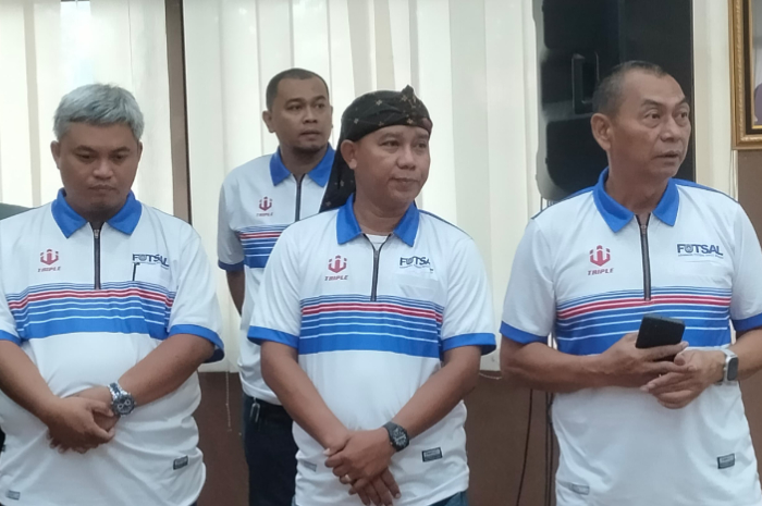 KOMPAK : Ketua Umum Asosiasi Futsal Kota Bogor, Ibrahim Fajri (kiri), Sekretaris Umum Sentot Madiyono (kanan).