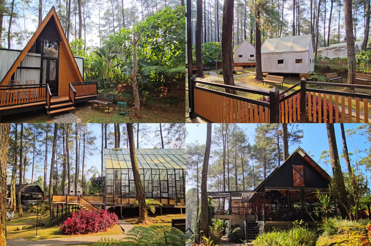 Suasana Kalaras Villa Cikole, Bandung.