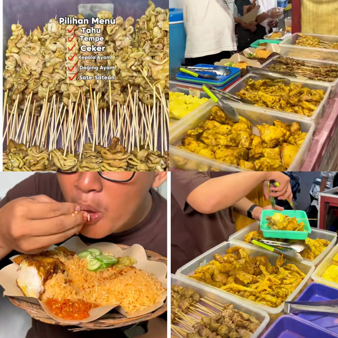 Nasi gonjleng Kota Bogor di Jalan Azimar.