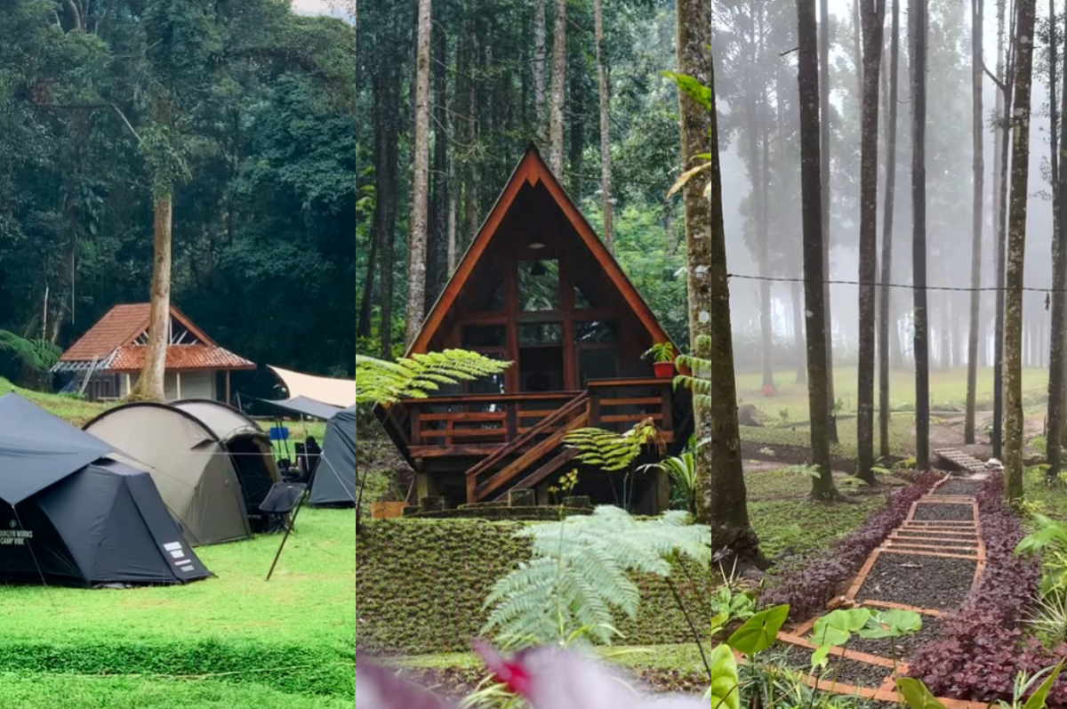 Suasana Kasumi Camping Ground, Cidahu Sukabumi.