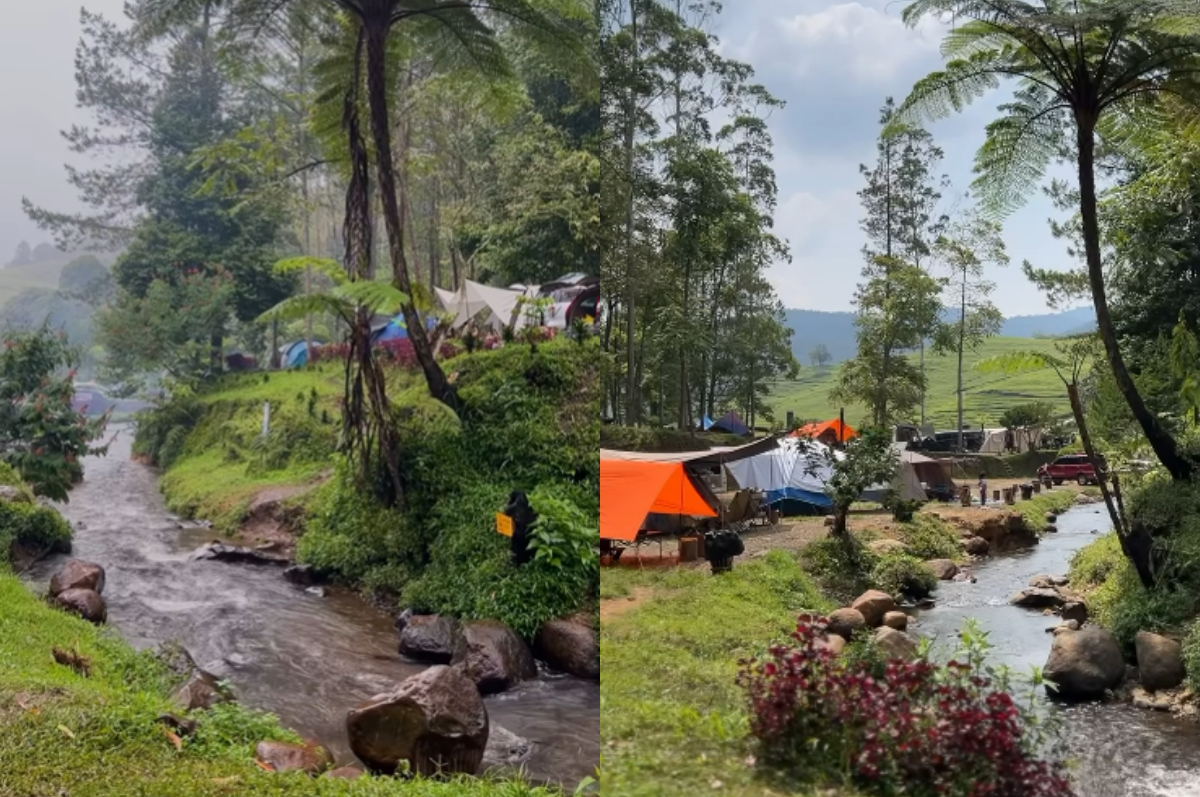Camping seru di Nyampay Camping Ground.