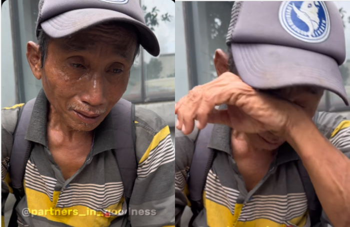 Sosok Pak Hermawan (70) kuli bangunan yang tinggal di Kota Bogor viral di media sosial.