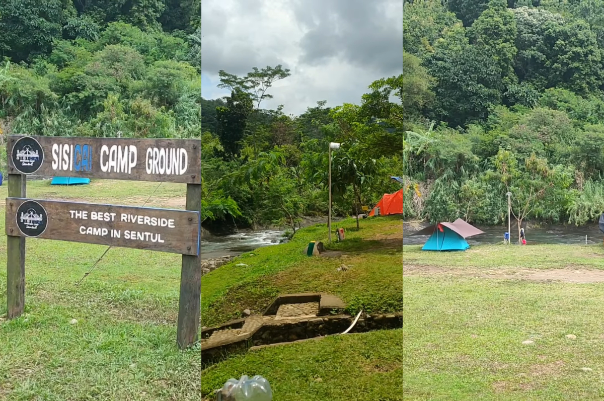 Suasana di Sisicai Camping Ground Sentul, Bogor.