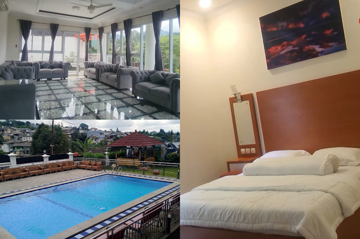 Fasilitas di Villa London Puncak, Bogor.
