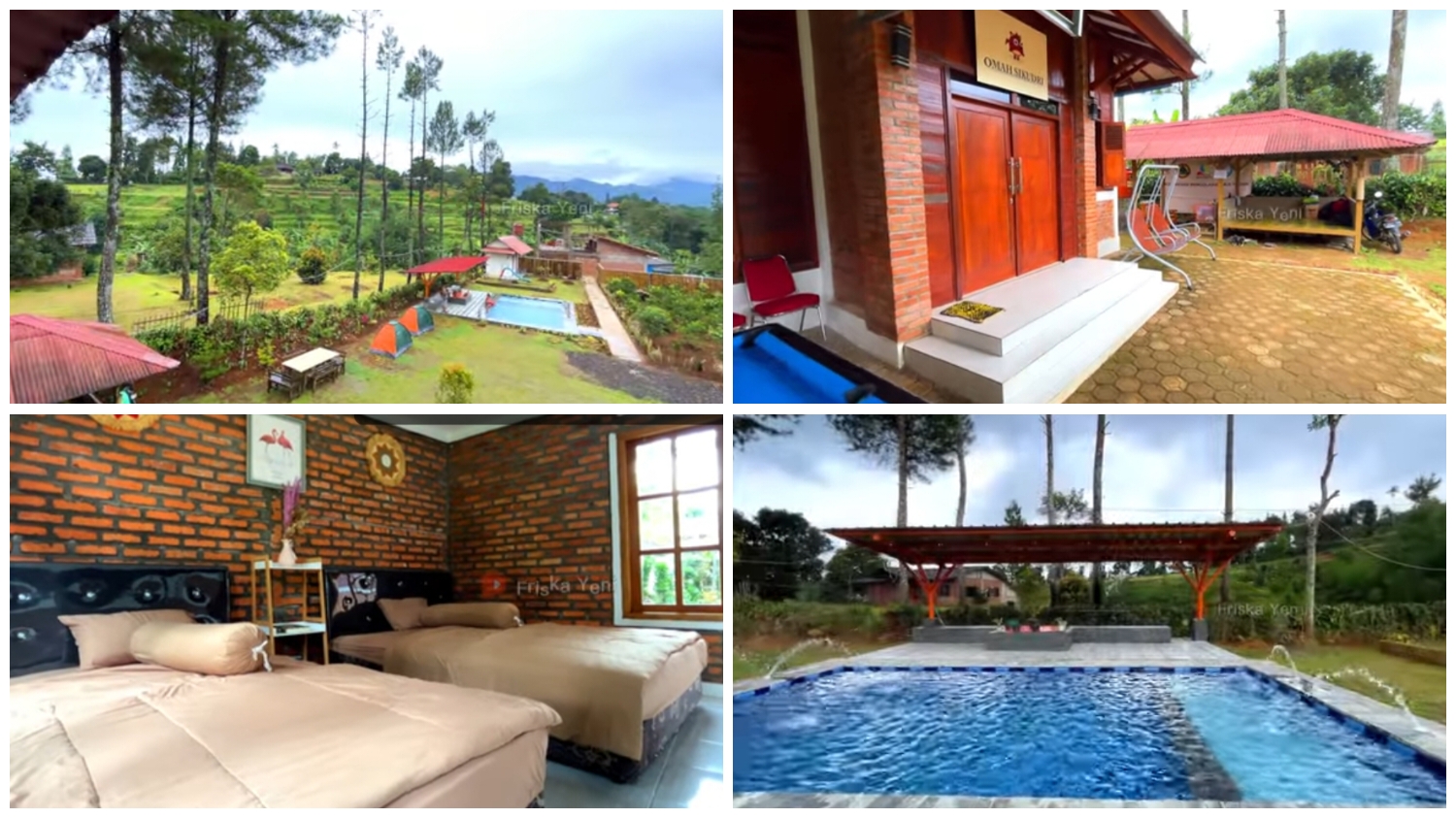Kawasan Villa Omah Sikudri Bogor cocok sebagai tempat liburan di akhir pekan.
