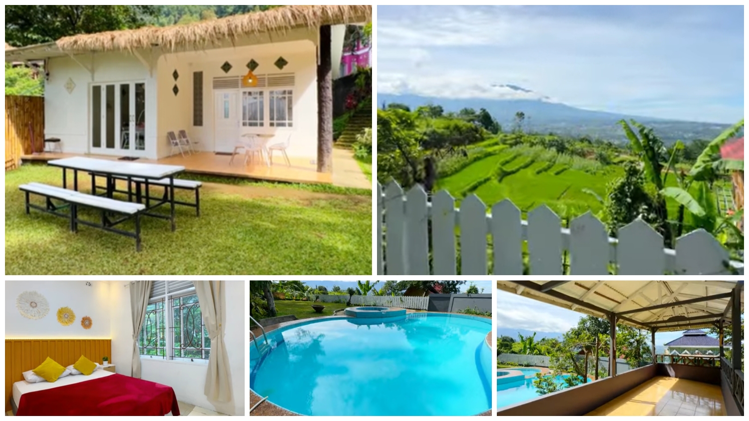 Villa Vanilla House cocok sebagai tempat staycation dengan the best view.