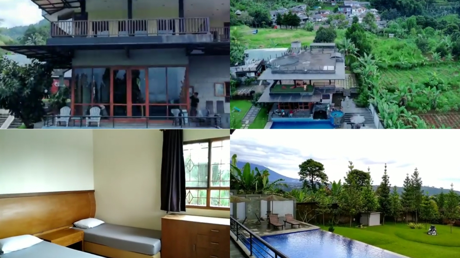 Villa Land of Tranquility penginapan di Bogor dengan the best view.