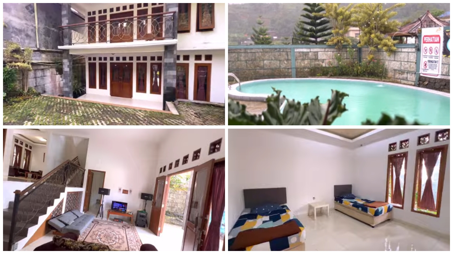 Villa Pondok Tiara Nabil cocok sebagai tempat staycation bareng keluarga.