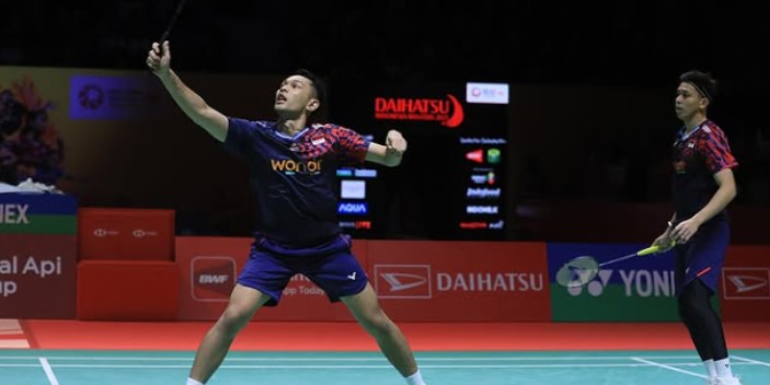 Ganda putra Fajar Alfian dan Muhammad Rian Ardianto berhak tampil di final Indonesia Masters 2025