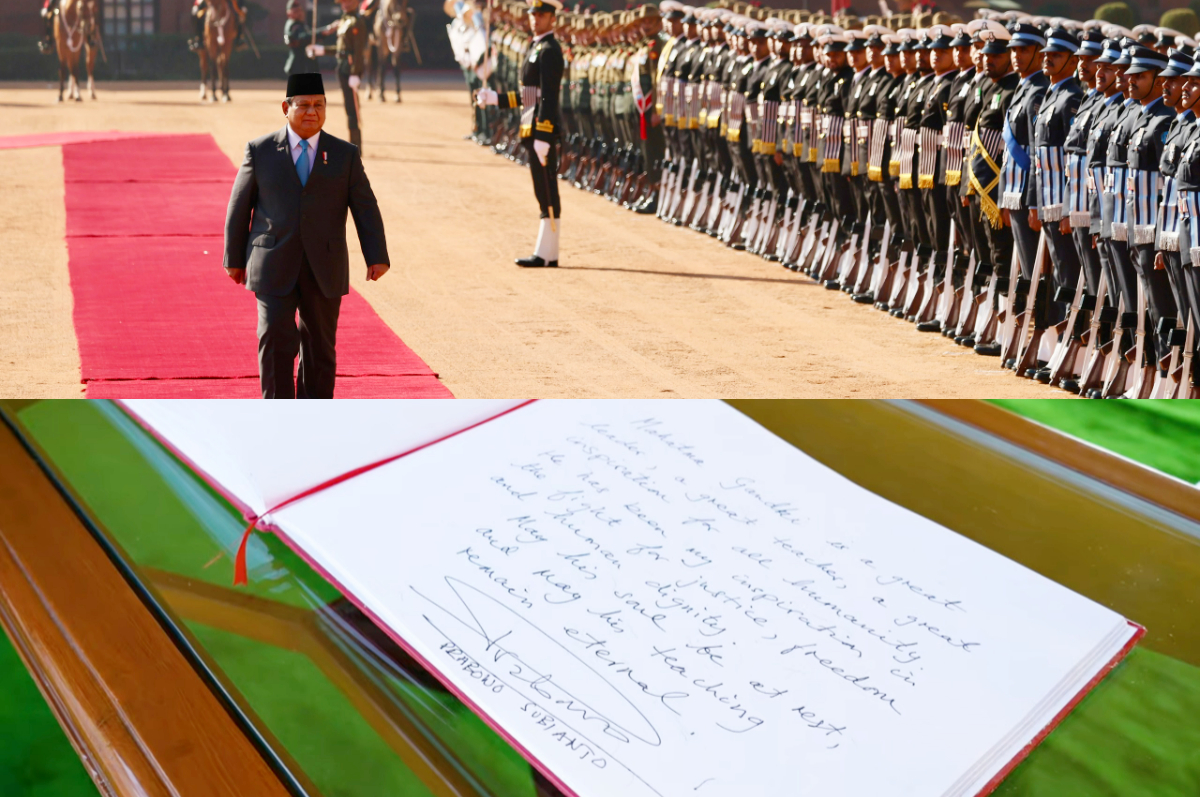 Kunjungan Presiden RI Prabowo Subianto ke New Delhi, India.