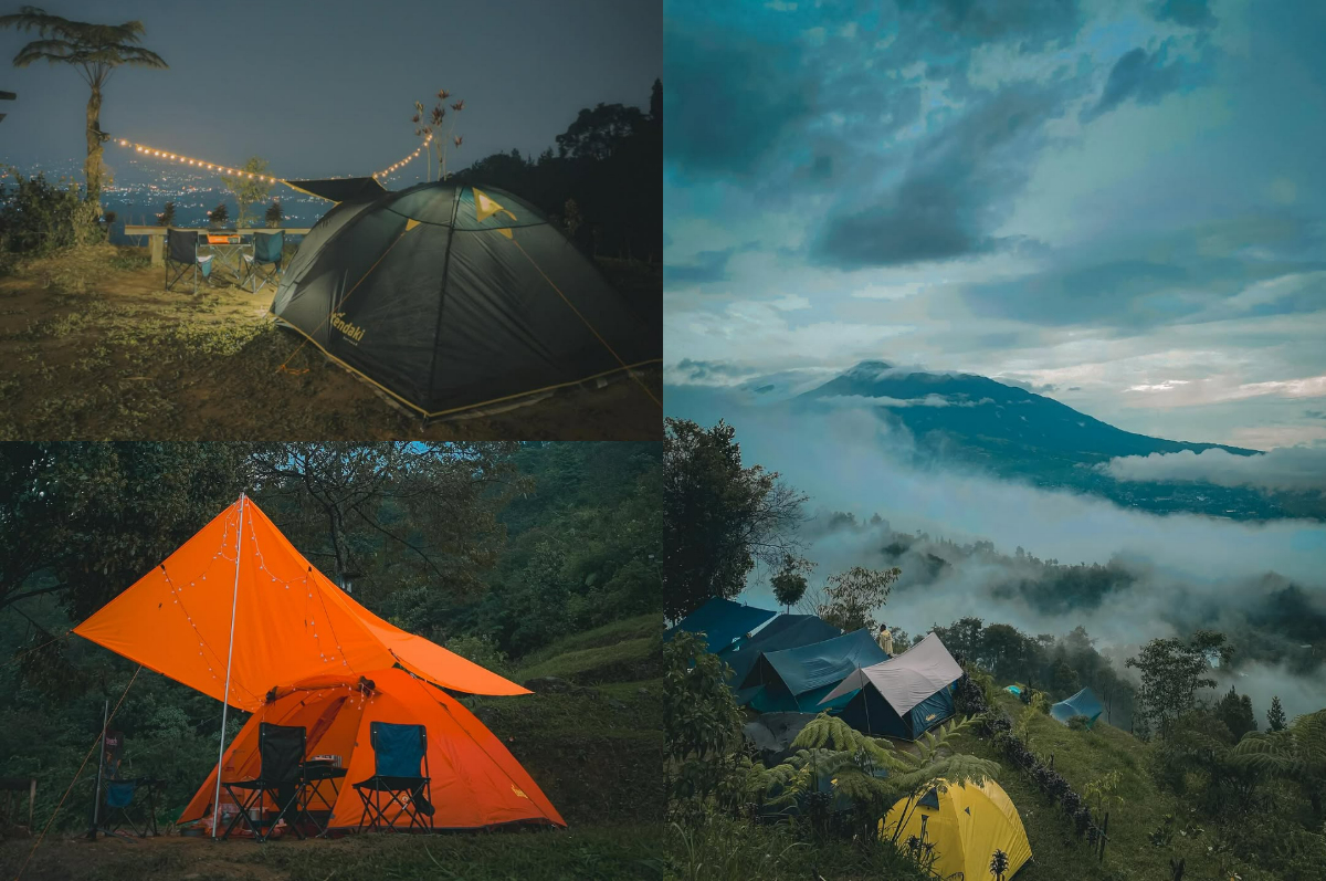 Suasana camping di Rock Hill Camping Ground.