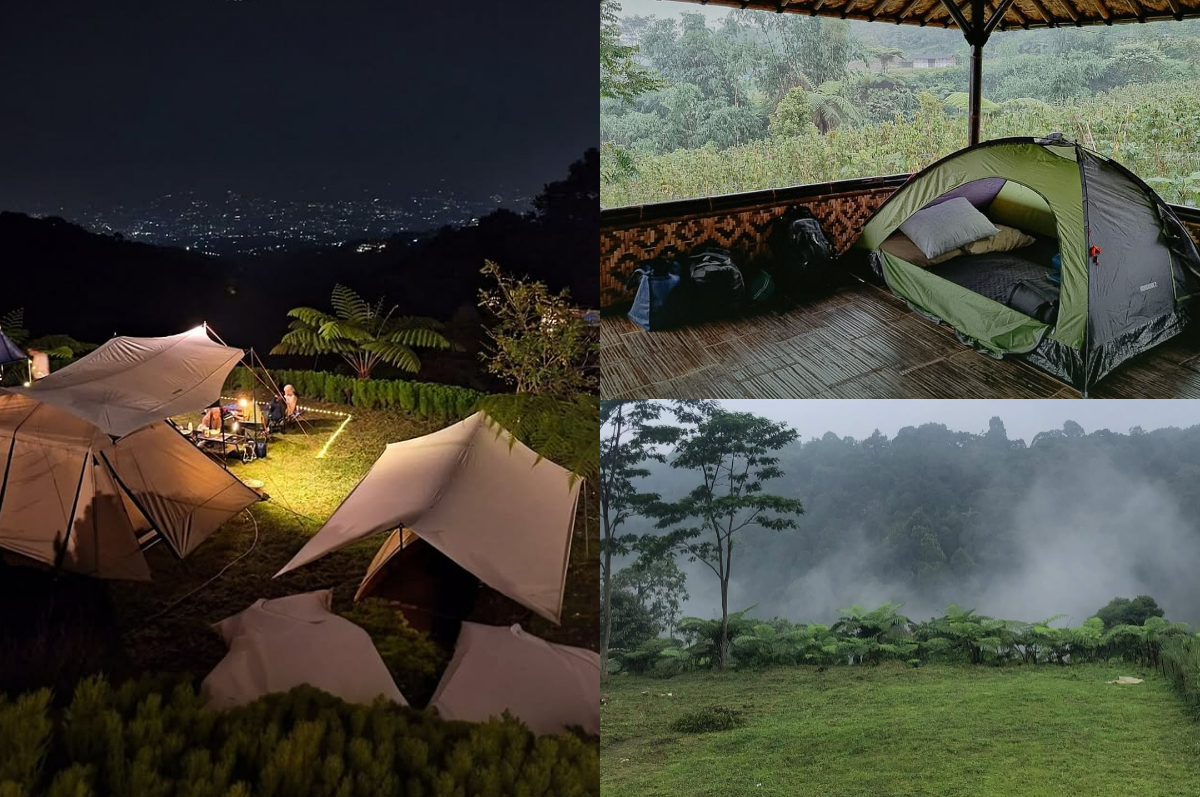 El Mande Camping Ground Pancawati, Bogor jadi tempat healing yang sempurna.