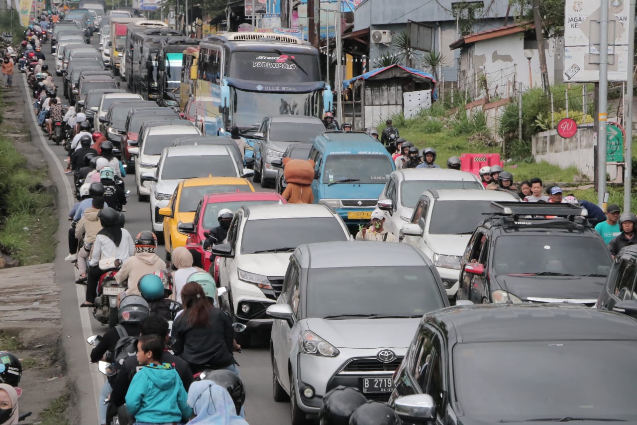 Ilustrasi macet. Jalur Puncak Bogor