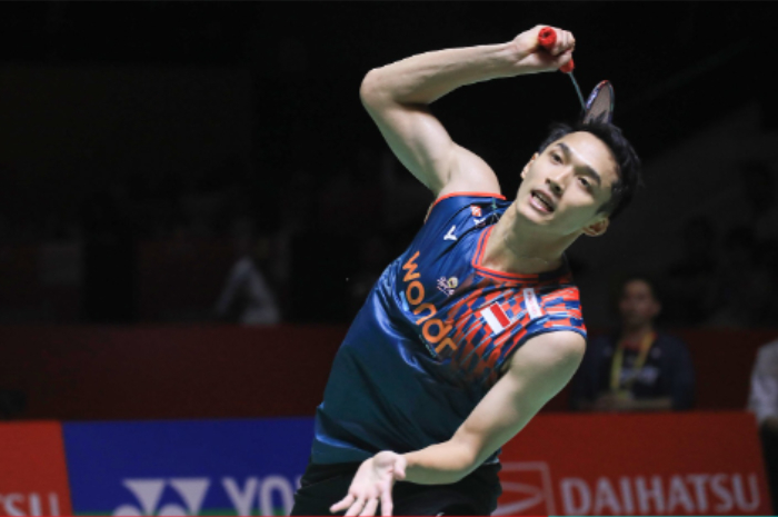 Tunggal putra wakil Indonesia Jonatan Christie.